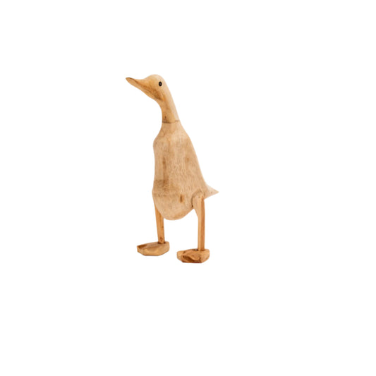 A Duck Wooden Web Feet or Boots Painted And Ready To Paint