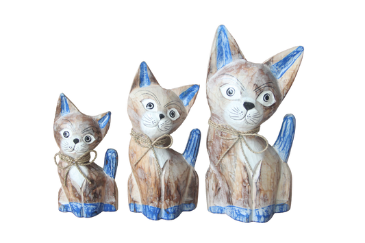 Cats Set Of 3 SM MED LGE