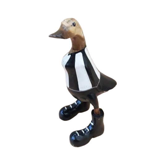 Collingwood 25cm Wooden Duck Go Magpies
