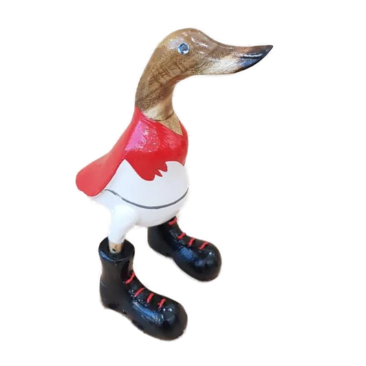 AFL Sydney Swans Wooden Duck Go Swans 40cm