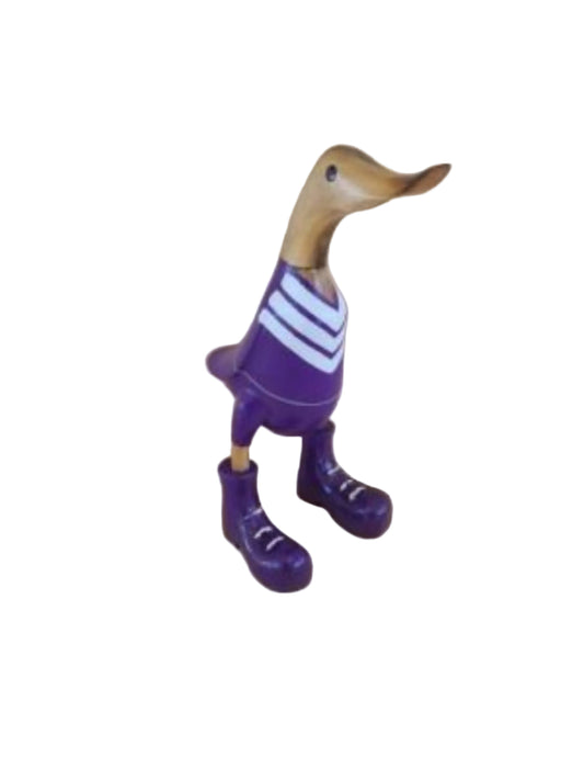 Fremantle Footy Duck Cracked Leg Just needs Glue 50cm