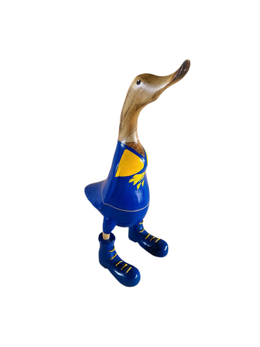 West Coast Eagles 40cm Wooden Duck